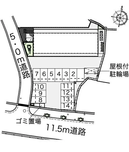 玉名市中 月極駐車場